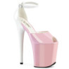 Verniciata 20 cm FLAMINGO-868 rosa scarpe pleaser con tacchi alti
