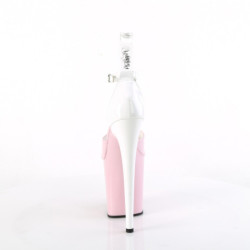 Verniciata 20 cm FLAMINGO-868 rosa scarpe pleaser con tacchi alti
