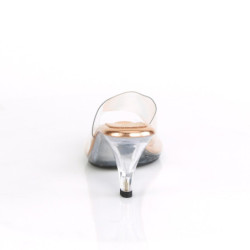 Dorato 8 cm BELLE-301 ciabatta donna tacco basso