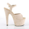Beige Ecopelle 18 cm ADORE-709FS sandali tacchi a spillo