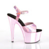 Pink 18 cm ADORE-709HGCH Ologramma plateau sandali donna con tacco
