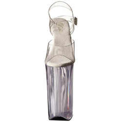 Trasparente 25,5 cm BEYOND-008 tacchi estremi - scarpe tacco più plateau alto