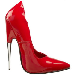 Rosso Vernice 15 cm SCREAM-01 Scarpe Décolleté Tacco Stiletto