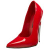 Rosso Vernice 15 cm SCREAM-01 Scarpe Décolleté Tacco Stiletto
