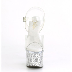 lampadina LED piattaforma 18 cm DISCOLITE-708FLP sandali tacco alto exotic pole