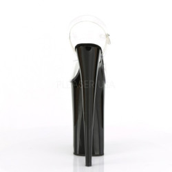 Trasparente 25,5 cm BEYOND-008-3 tacchi estremi - scarpe tacco più plateau alto