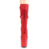 Vegano suede 20 cm FLAMINGO-1050FS stivali tacco piattaforma exotic pole in rosso