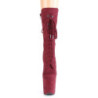 Vegano suede 20 cm FLAMINGO-1050FS stivali tacco piattaforma exotic pole in bordo