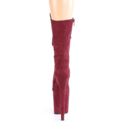 Vegano suede 20 cm FLAMINGO-1050FS stivali tacco piattaforma exotic pole in bordo