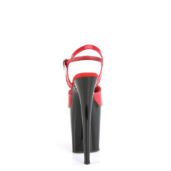 Rosso plateau 20 cm FLAMINGO-809-2 tacco alto pleaser