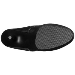 Nero Ecopelle 15,5 cm DELIGHT-1020 Plateau Stivaletti Donna