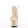 Beige Trasparente 18 cm SKY-308 Plateau Tacchi Alti a Spillo