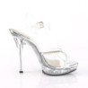 Trasparente 13 cm LIP-108R2 scarpe posare - tacco alto da competizione bikini