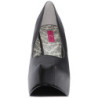 Nero Ecopelle 14,5 cm Burlesque TEEZE-06W scarpe décolleté per piedi larghi da uomo