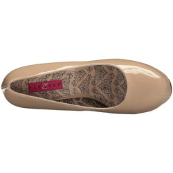 Crema Verniciata 14,5 cm Burlesque TEEZE-06W scarpe décolleté per piedi larghi da uomo