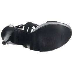 Banda elasticizzata 14,5 cm Burlesque TEEZE-47W tacco alto per piedi larghi da uomo