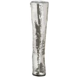 Argento Lustrini 8 cm SPECTACUL-300SQ Stivali Donna