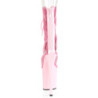 Rosa Trasparente 20 cm FLAMINGO-800-34 stivaletti da pole dance