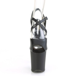 Ecopelle 20 cm FLAMINGO-824 scarpe da party - scarpe plateau alto da donna