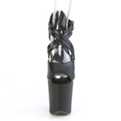 Ecopelle 20 cm FLAMINGO-865 scarpe da party - scarpe plateau alto da donna