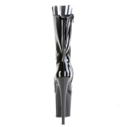 Vegano 20 cm FLAMINGO-1051 stivali spuntate con tacco e piattaforma nero