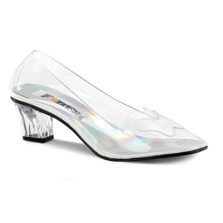 Décolleté trasparenti 5 cm CRYSTAL-103 cosplay scarpe décolleté da principessa