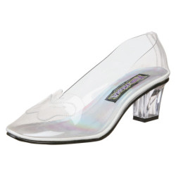 Décolleté trasparenti 5 cm CRYSTAL-103 cosplay scarpe décolleté da principessa