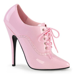Verniciata 15 cm DOMINA-460 scarpe décolleté oxford stringate rosa
