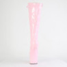 Verniciata 20 cm CRAZE-2023 Heelless stivali pony alto pleaser rosa