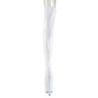 Bianco 18 cm ADORE-3011HWR Ologramma piattaforma stivali overknee spuntate