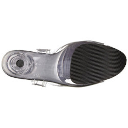 Nero 20 cm FLAMINGO-808G Scintillare Plateau Tacchi Alti a Spillo