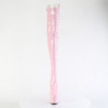 Verniciata rosa 18 cm ADORE-3063 stivali sopra il ginocchio con lacci