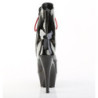 KISS-1020 - 15 cm platform stivaletti tacchi alti vernice neri