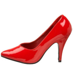 Rosso Vernice 10 cm DREAM-420 scarpe décolleté con tacco alto
