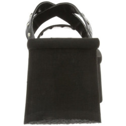 Nero 9 cm FUNN-19 Gotico Plateau Infradito Donna