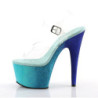 Blu scintillare 18 cm Pleaser ADORE-708OMBRE scarpe con tacchi da pole dance