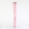 Verniciata 23 cm stivali stringati con plateau poledance rosa