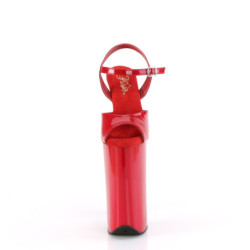 Verniciata rosso 25,5 cm BEYOND-009 tacchi estremi - scarpe tacco più plateau alto