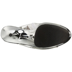 Argento 15 cm DELIGHT-1017RSF stivaletti con frange donna tacco alto