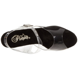 Bianco Neon 18 cm ADORE-708UV Tacchi Alti Plateau