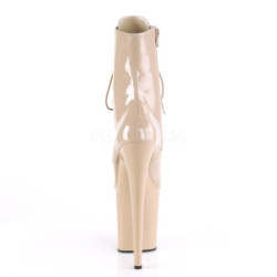 Beige Verniciato 20 cm FLAMINGO-1020 Stivaletti da donna plateau