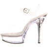 Tutto Trasparente 14 cm ALLURE-608 Platform Scarpe Tacchi Alti