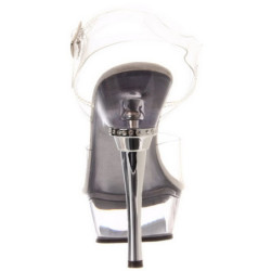 Tutto Trasparente 14 cm ALLURE-608 Platform Scarpe Tacchi Alti