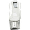 Trasparente 18 cm SKY-302 Platform Ciabattina Tacchi Alti