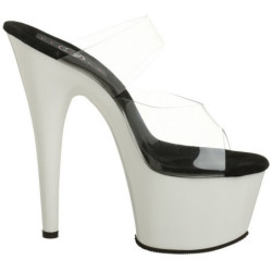 Bianco Neon 18 cm ADORE-702UV Plateau Mules Scarpe