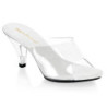 Bianco Trasparente 8 cm BELLE-301 Scarpe Zoccoli da Uomo
