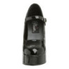 Nero Vernice 13 cm DOLLY-50 Tacchi altissimi da uomo