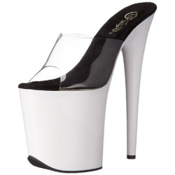 Bianco Neon 20 cm FLAMINGO-801UV Plateau Mules Scarpe