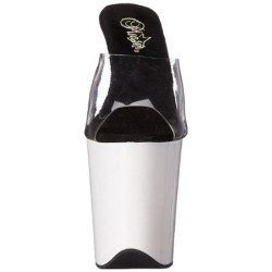 Bianco Neon 20 cm FLAMINGO-801UV Plateau Mules Scarpe