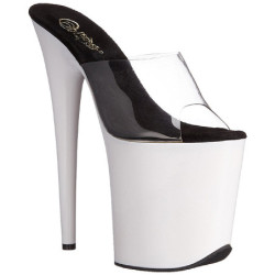 Bianco Neon 20 cm FLAMINGO-801UV Plateau Mules Scarpe